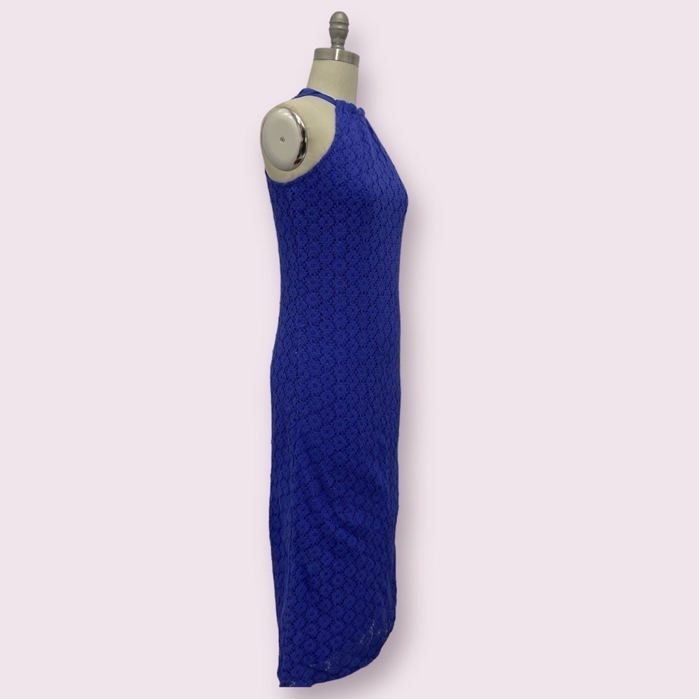 Women's Sleeveless Crochet Dress - A New Day™ Blue Size XS - Picture 5 of 9